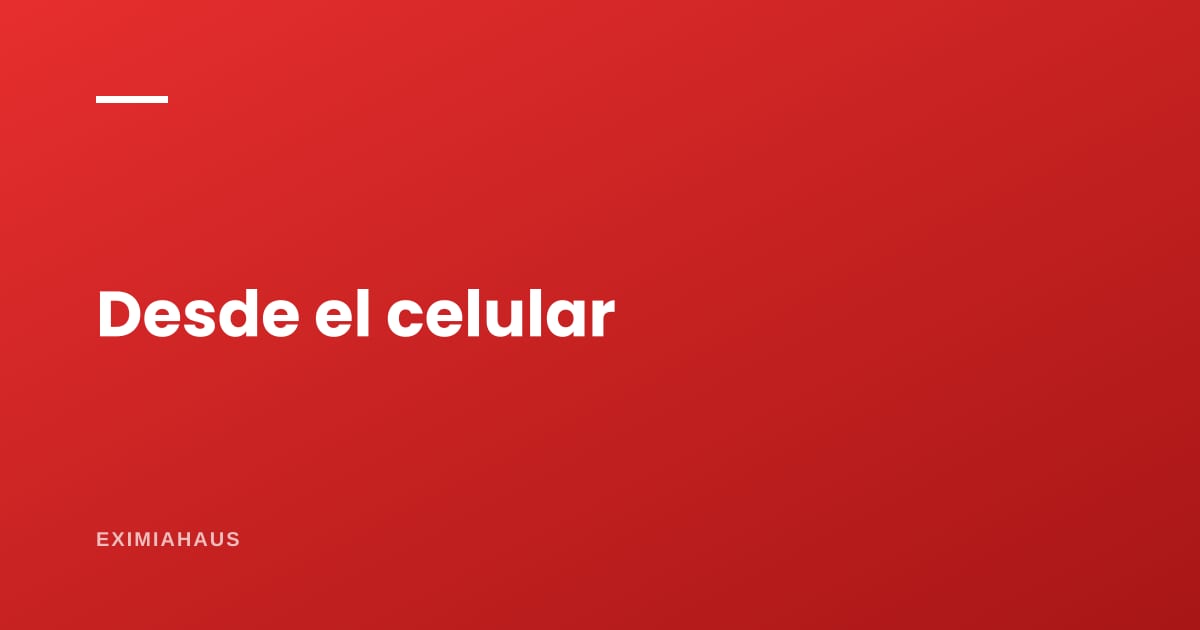 ¿Puedo publicar mi casa desde el celular?