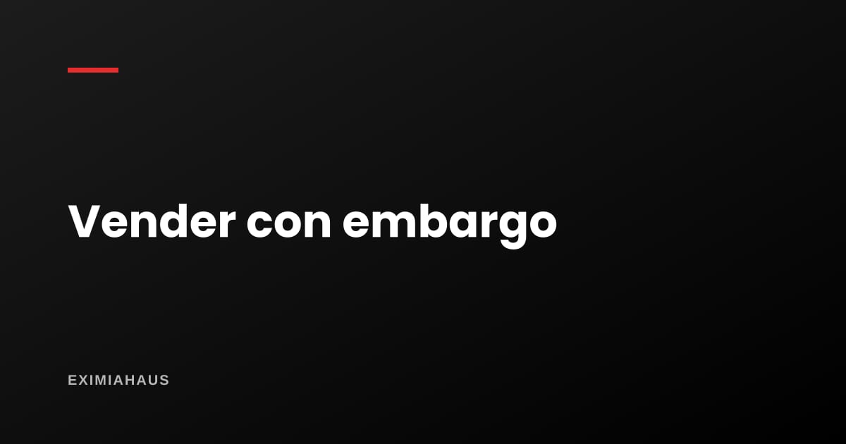 ¿Puedo vender mi departamento si está embargado?
