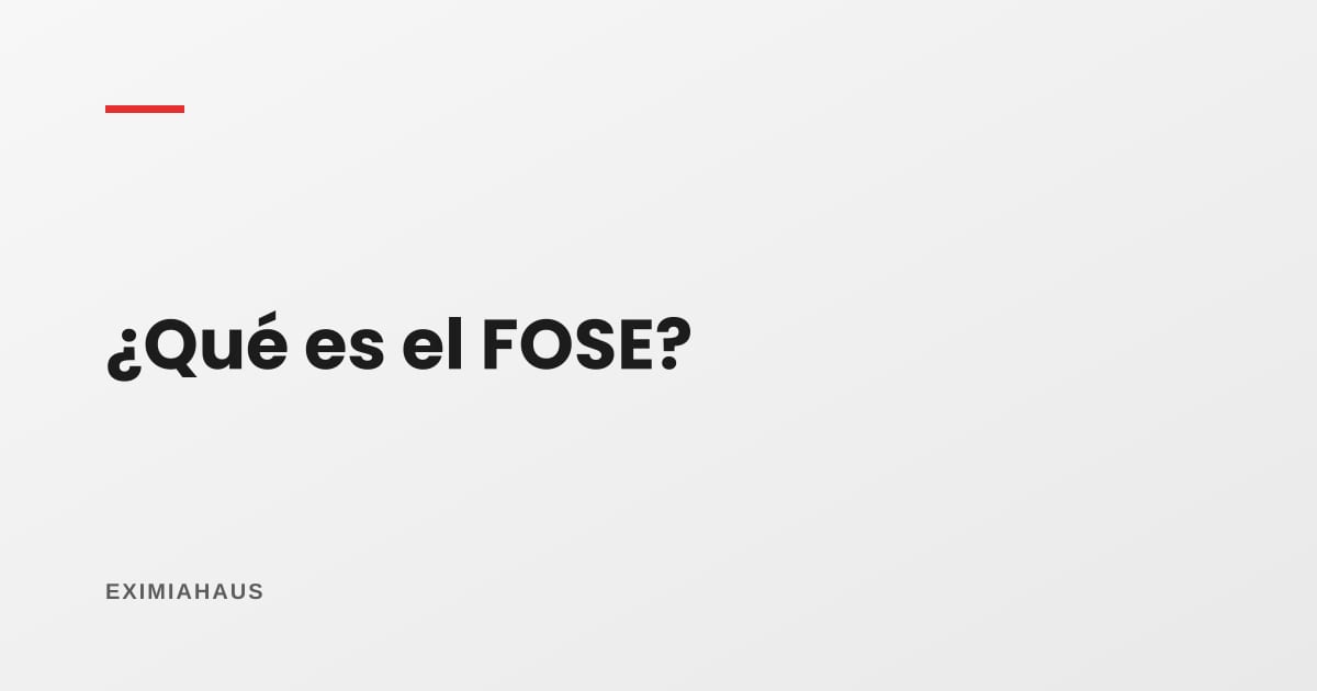 ¿Qué es el FOSE que aparece en mi recibo de luz?