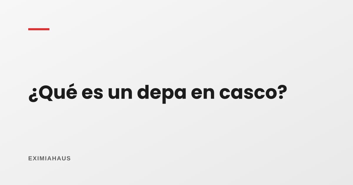 ¿Qué es un departamento en casco?