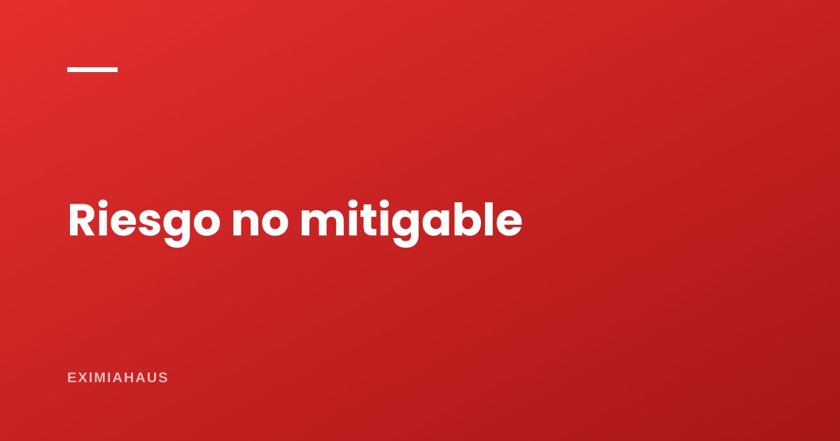 Zona de alto riesgo no mitigable: qué significa para tu predio