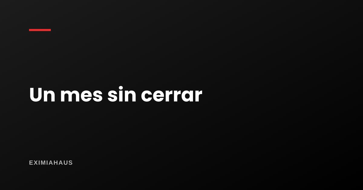 ¿Qué hago en un mes sin cerrar ninguna venta?