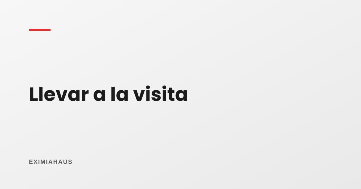 ¿Qué llevo a una visita con un comprador?