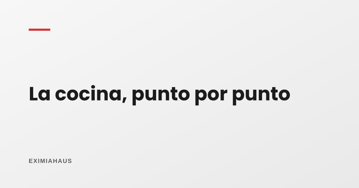 ¿Qué miro en la cocina de un departamento usado?