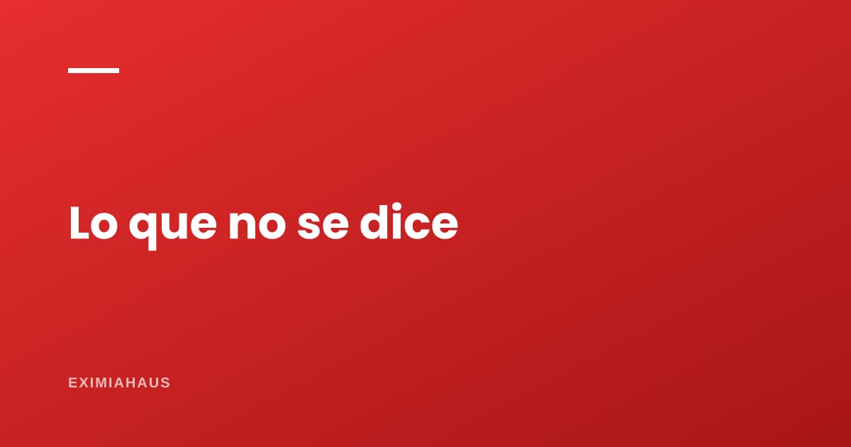 ¿Qué no debo decir cuando muestro mi casa?