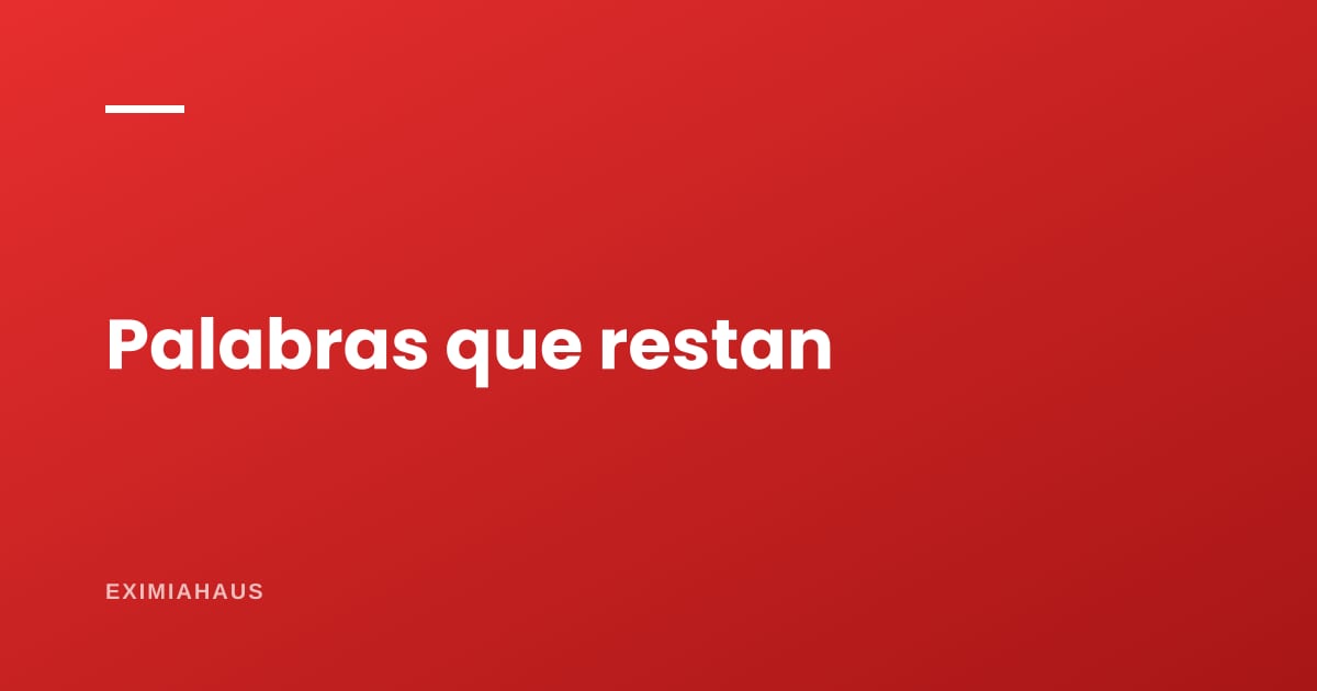 ¿Qué palabras espantan a los interesados en un aviso?