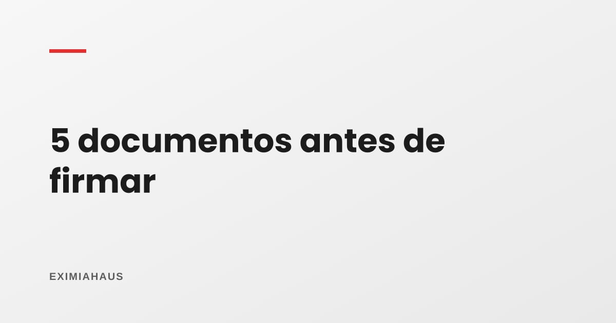 Los 5 documentos que debes pedir al vendedor para no heredar deudas de servicios