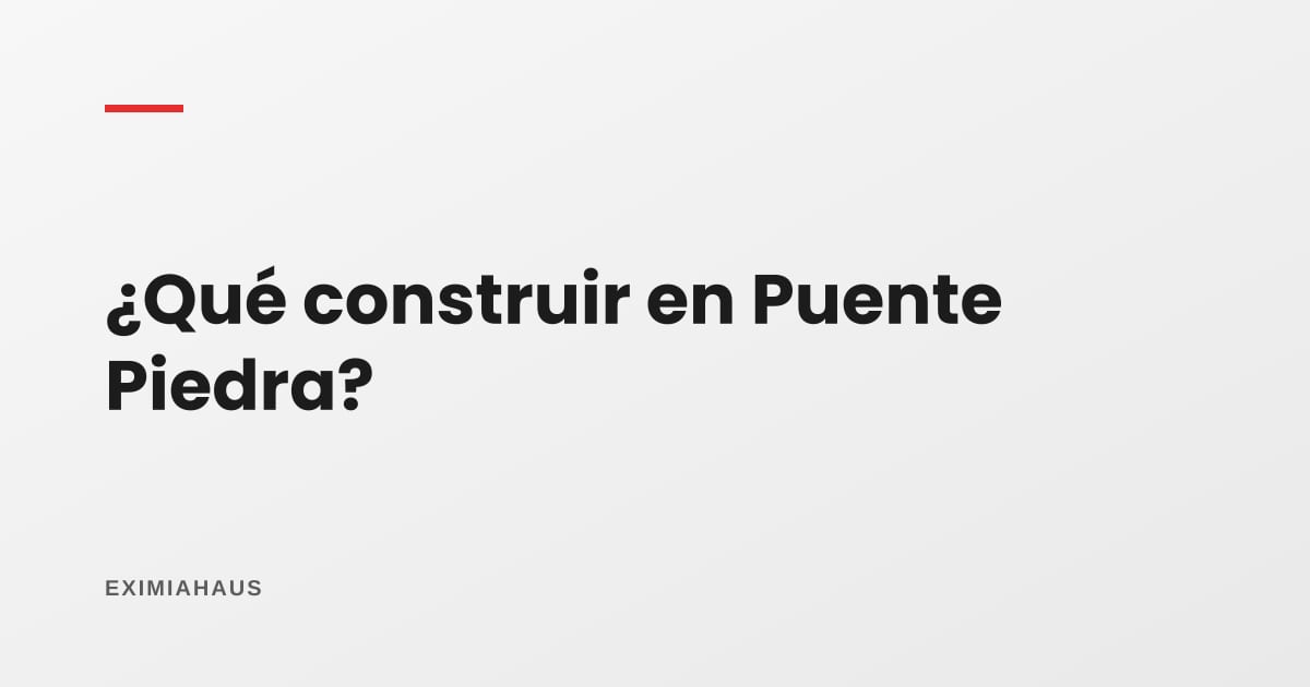¿Qué puedo construir en mi terreno en Puente Piedra? Zonificación y parámetros 2026