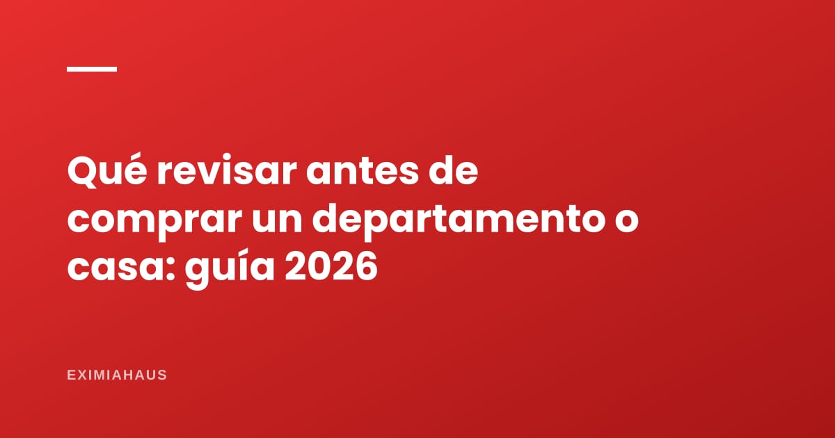 Qué revisar antes de comprar un departamento o casa en el Perú: checklist legal y técnico 2026 (guía completa)
