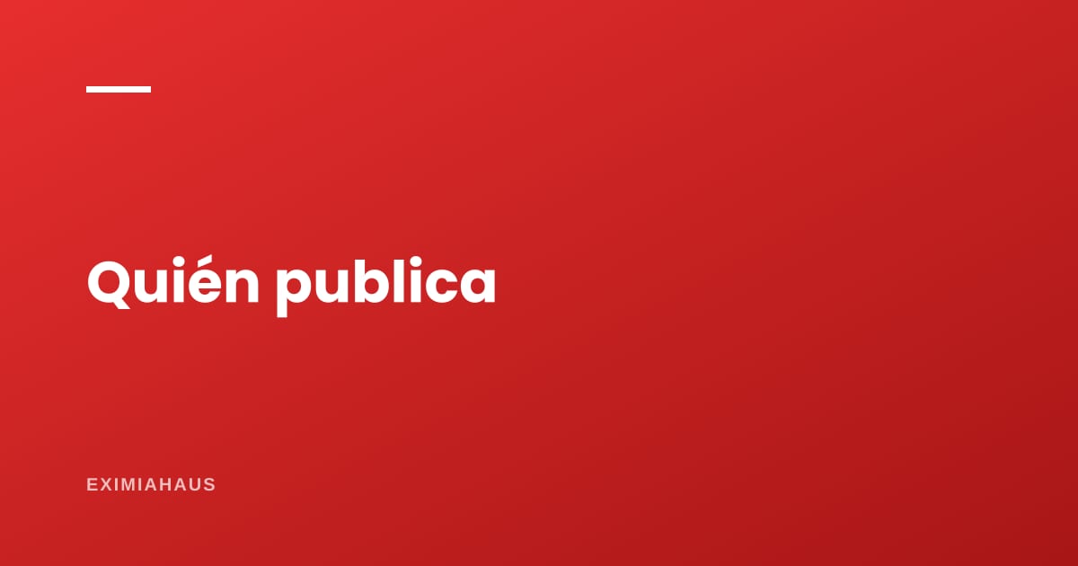 ¿Quién puede publicar en un portal inmobiliario?