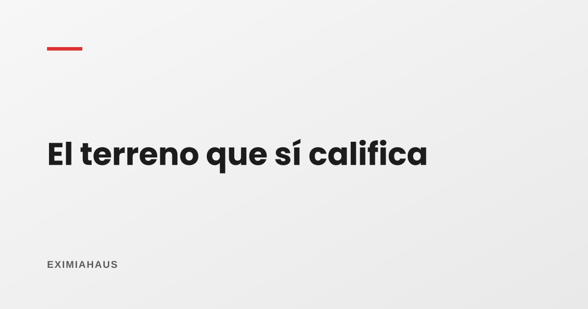Los requisitos del terreno para Techo Propio: por qué se caen la mayoría de expedientes