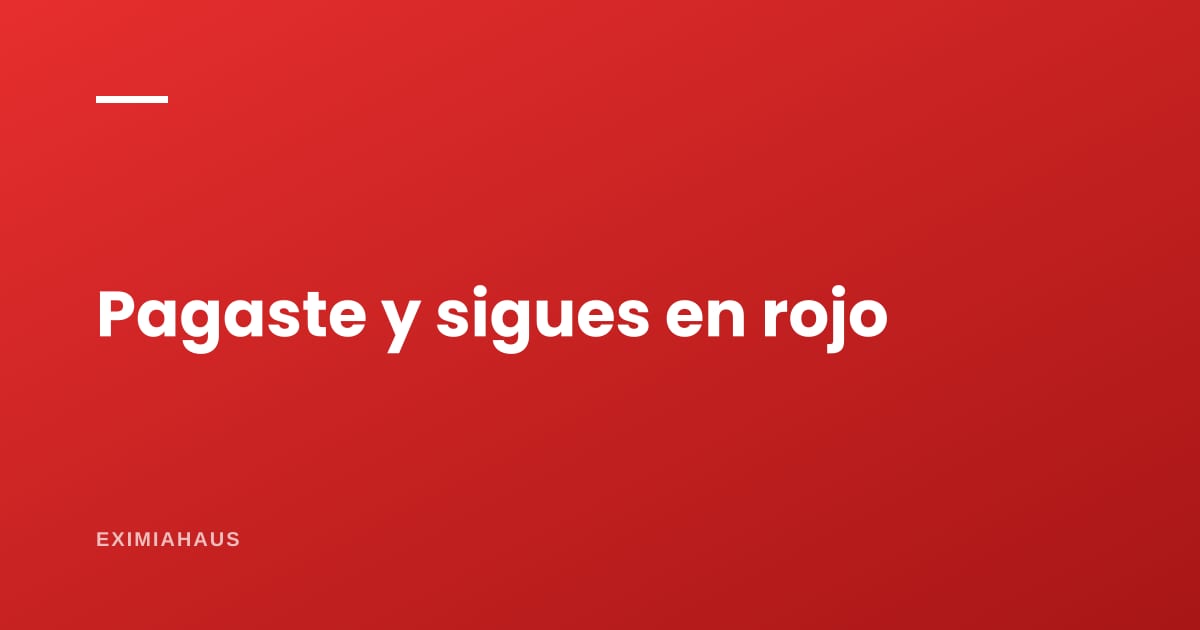 Pagué mi deuda y sigo apareciendo como moroso: ¿qué hago?