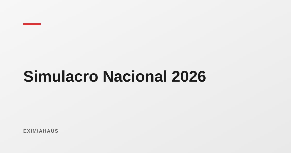 Simulacro Nacional Multipeligro del 14 de agosto de 2026: qué se ensayó y qué reveló
