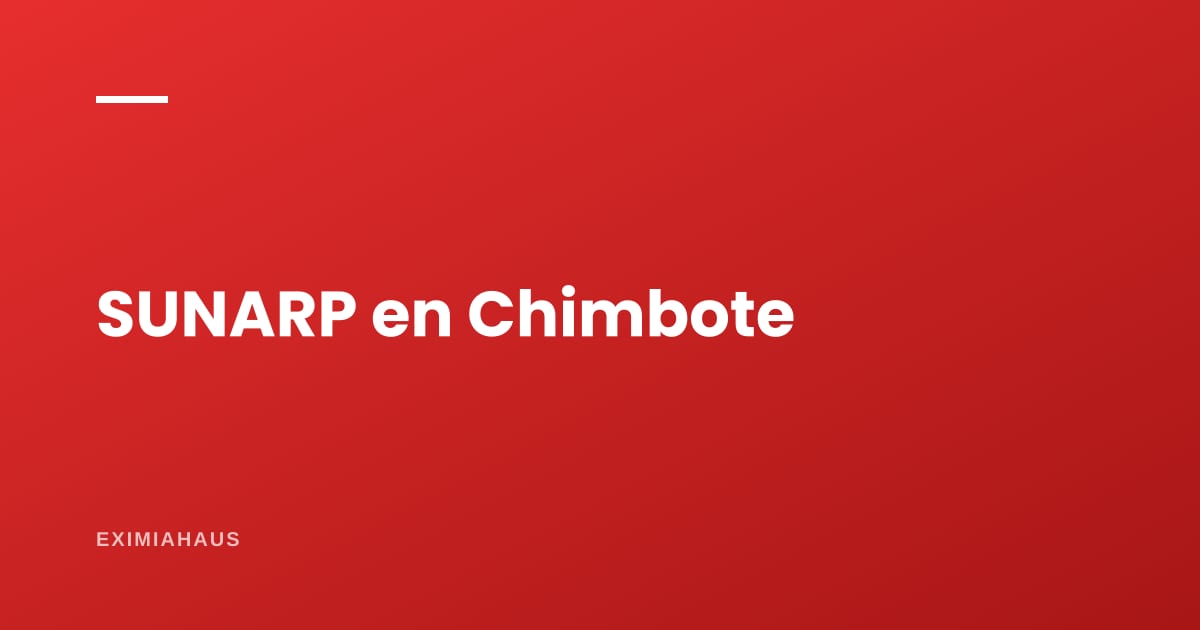SUNARP en Chimbote: cómo saco la partida, la copia literal y el CRI en 2026