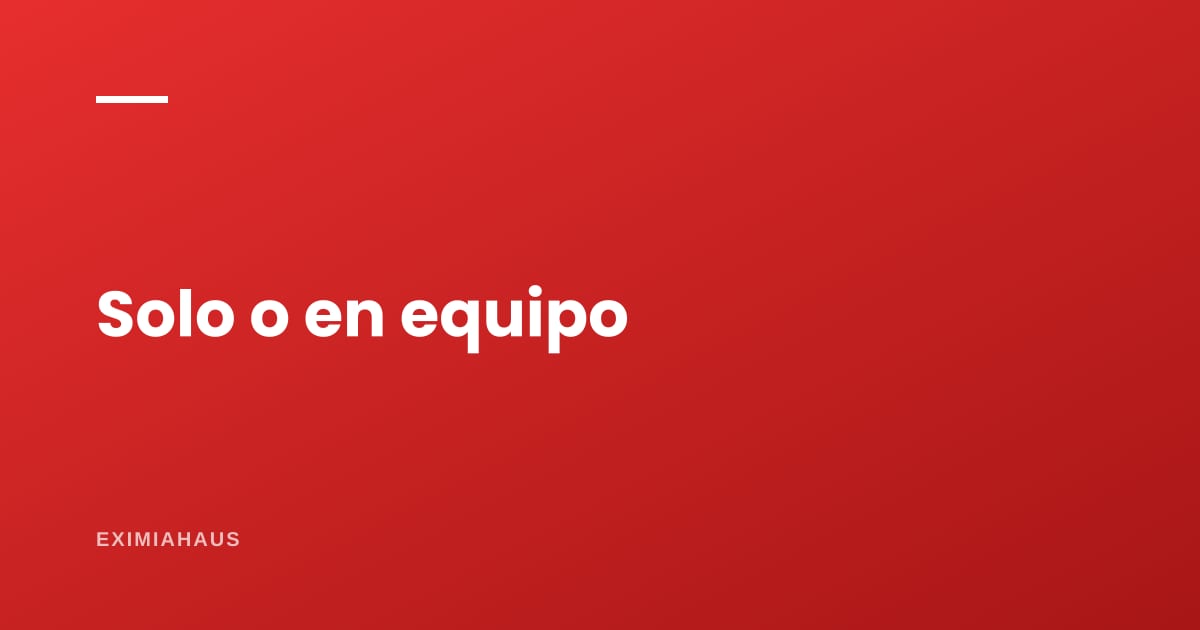¿Trabajar solo o en una inmobiliaria?