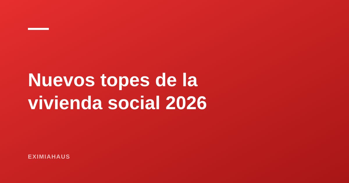 ¿Cuánto es el bono de vivienda social en 2026?