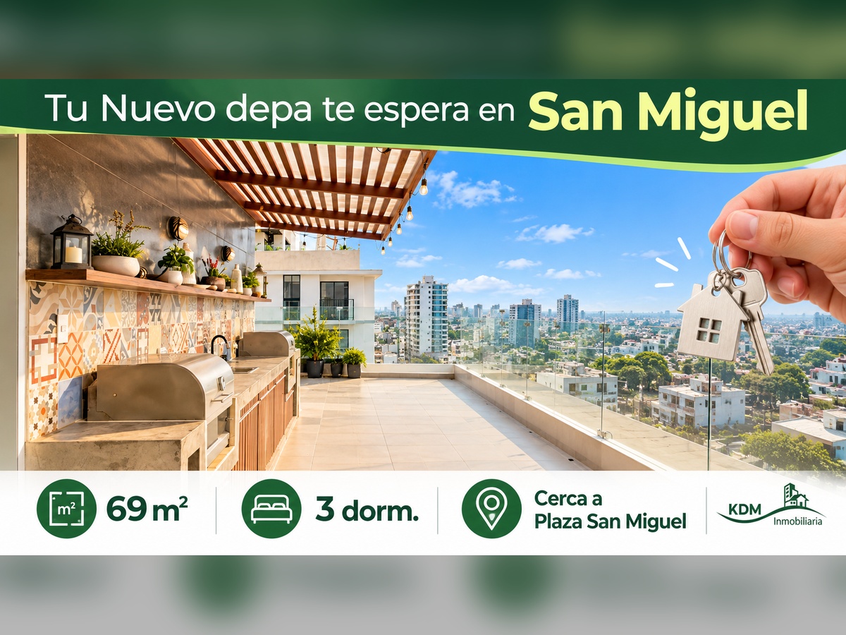 VENTA DE DPTO. DE 3 DORM. + COCHERA Y DEPÓSITO EN SAN MIGUEL