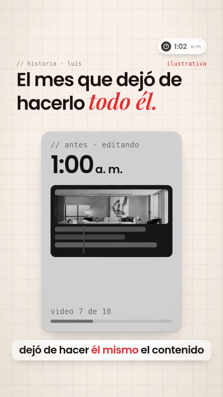 El mes que dejó de hacerlo todo él