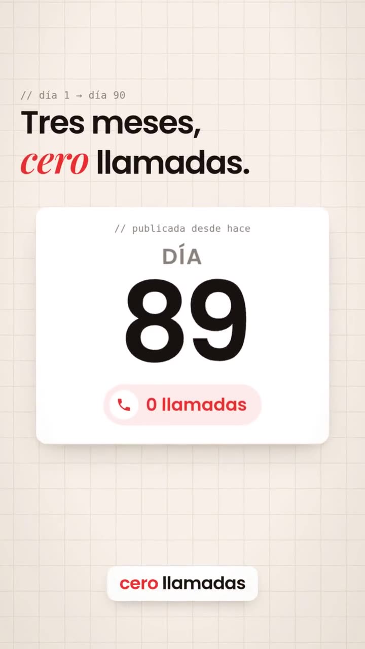 Tres meses, cero llamadas